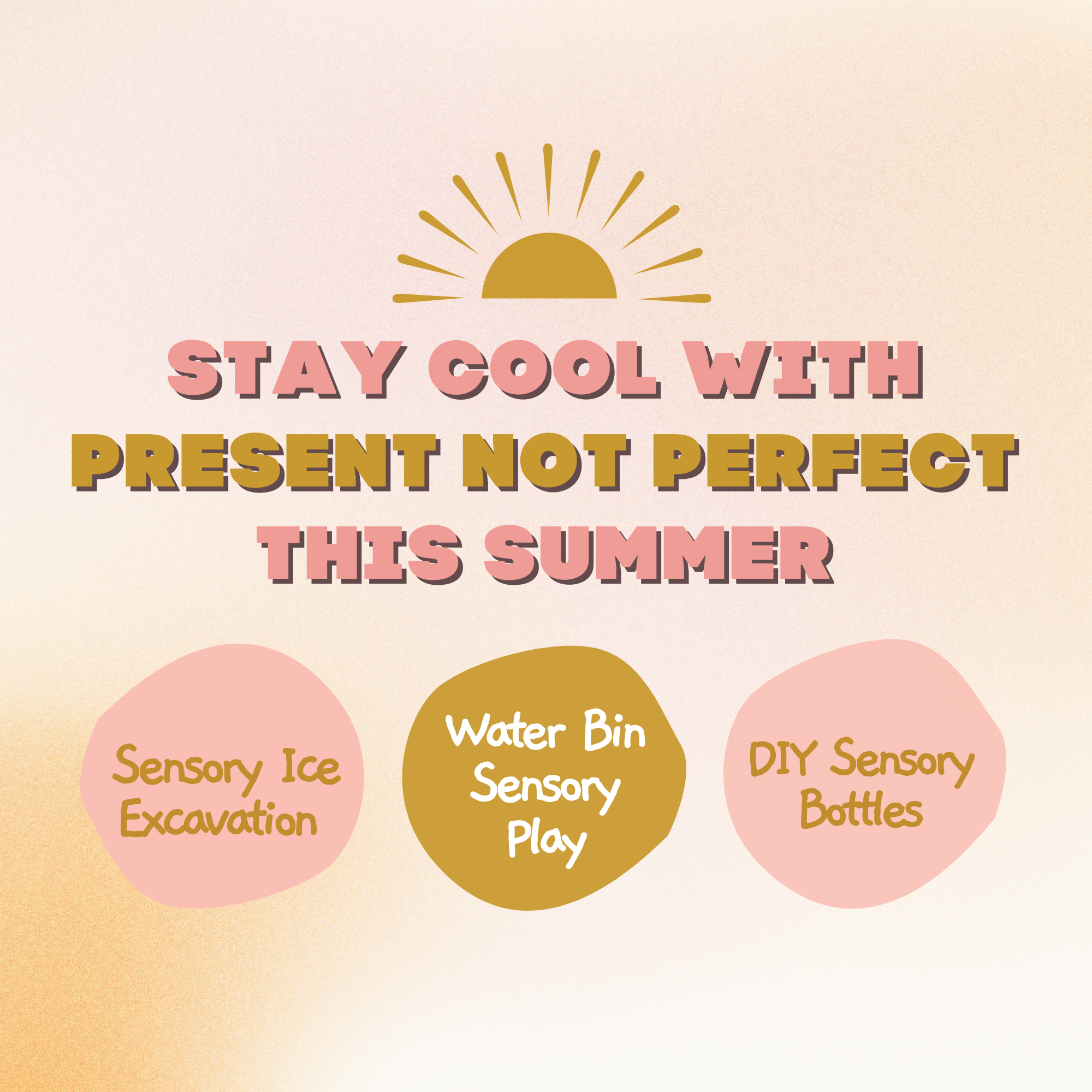 Stay Cool with Present Not Perfect Sensory Kits this Summer!