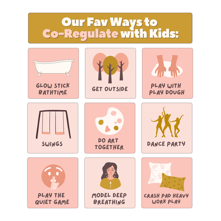 🎨 Our Favorite Ways to Co-Regulate With Our Kids 🫁