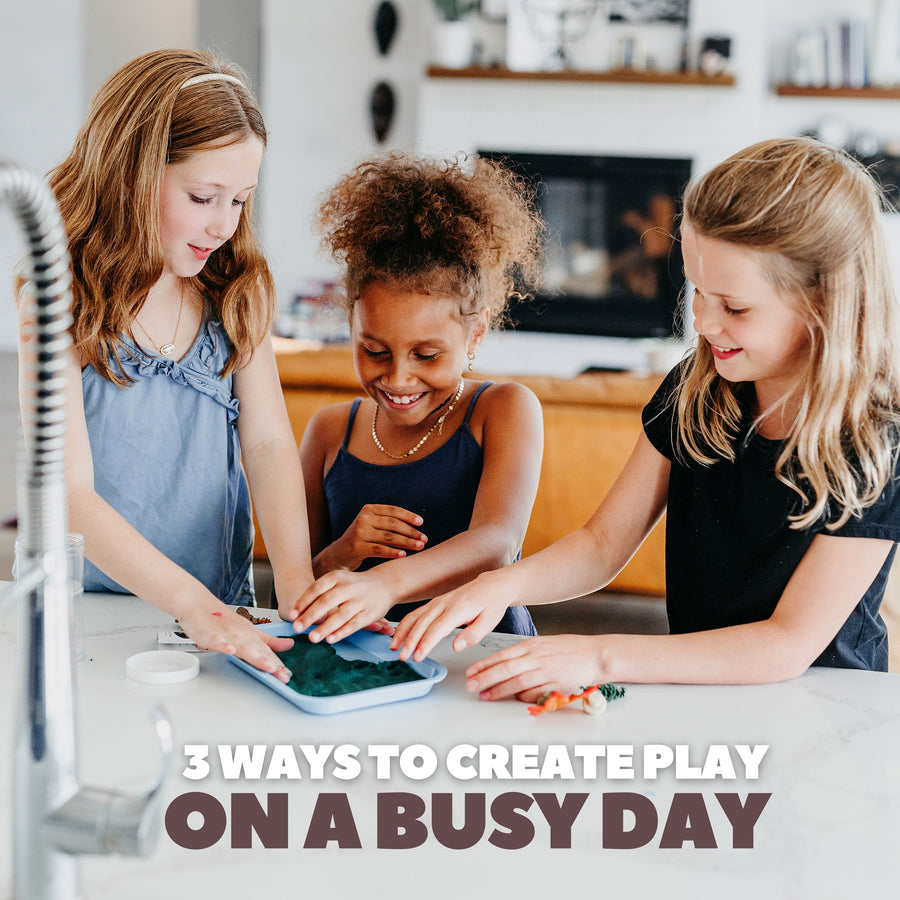 3️⃣ Ways to Create Play in a Busy Day 🕞✨