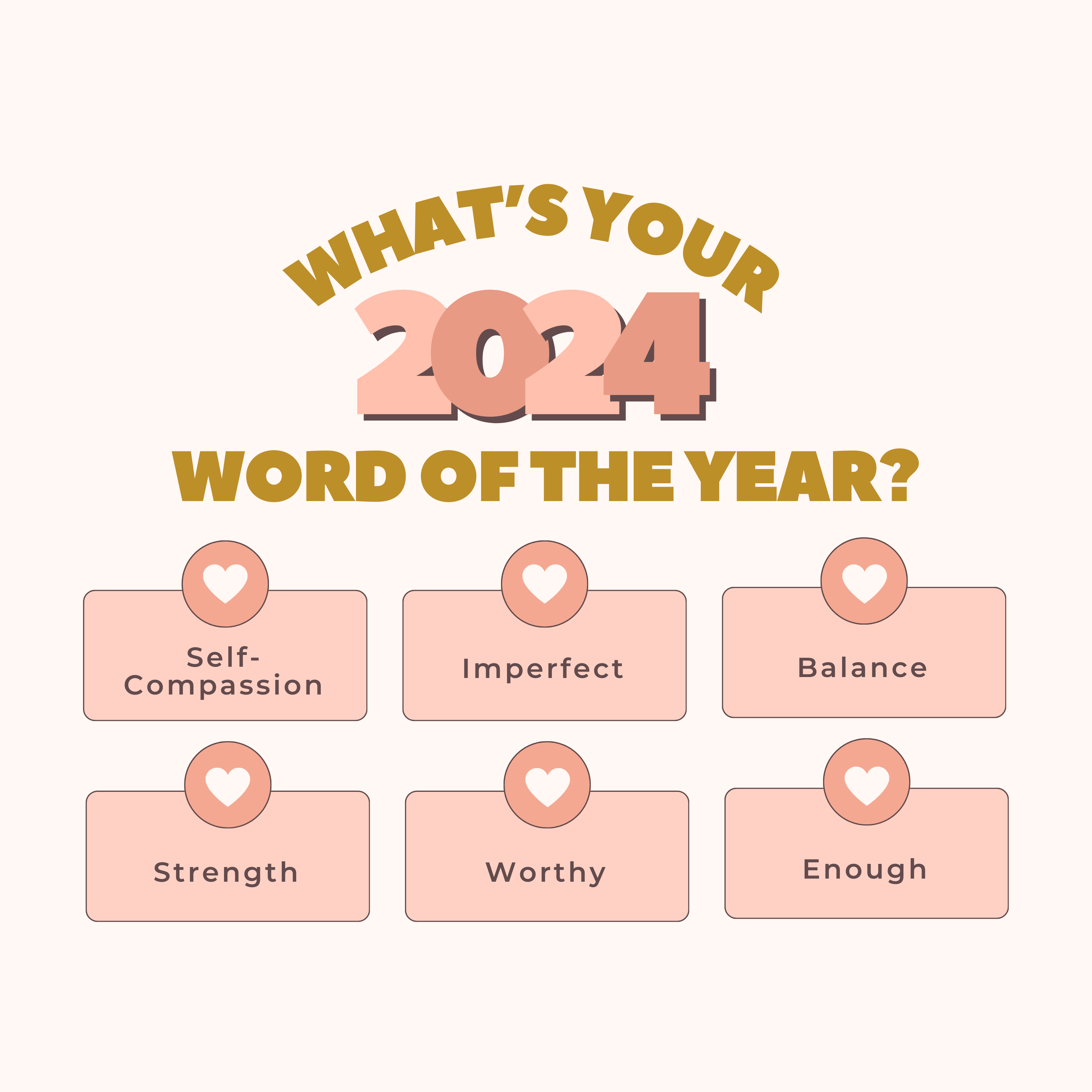 💖 What’s Your Word of the Year? 💪