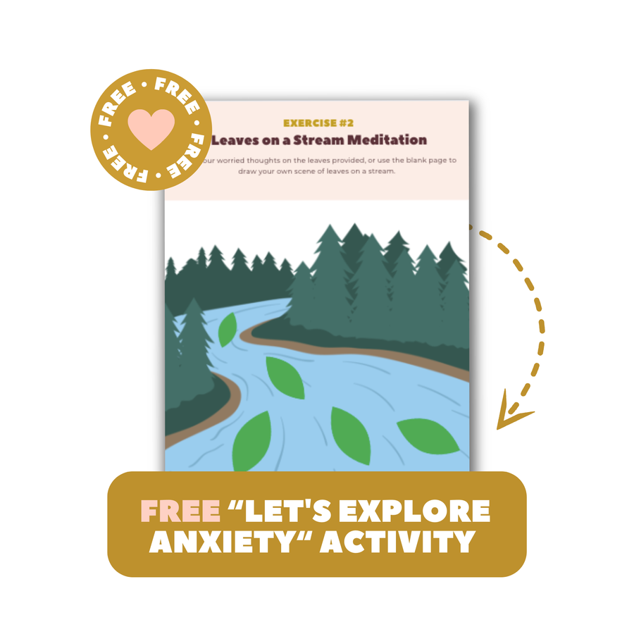 Free Let's Explore Anxiety Printable